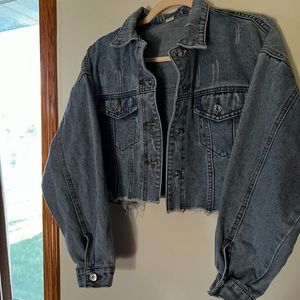 SHEIN Cropped Jean jacket